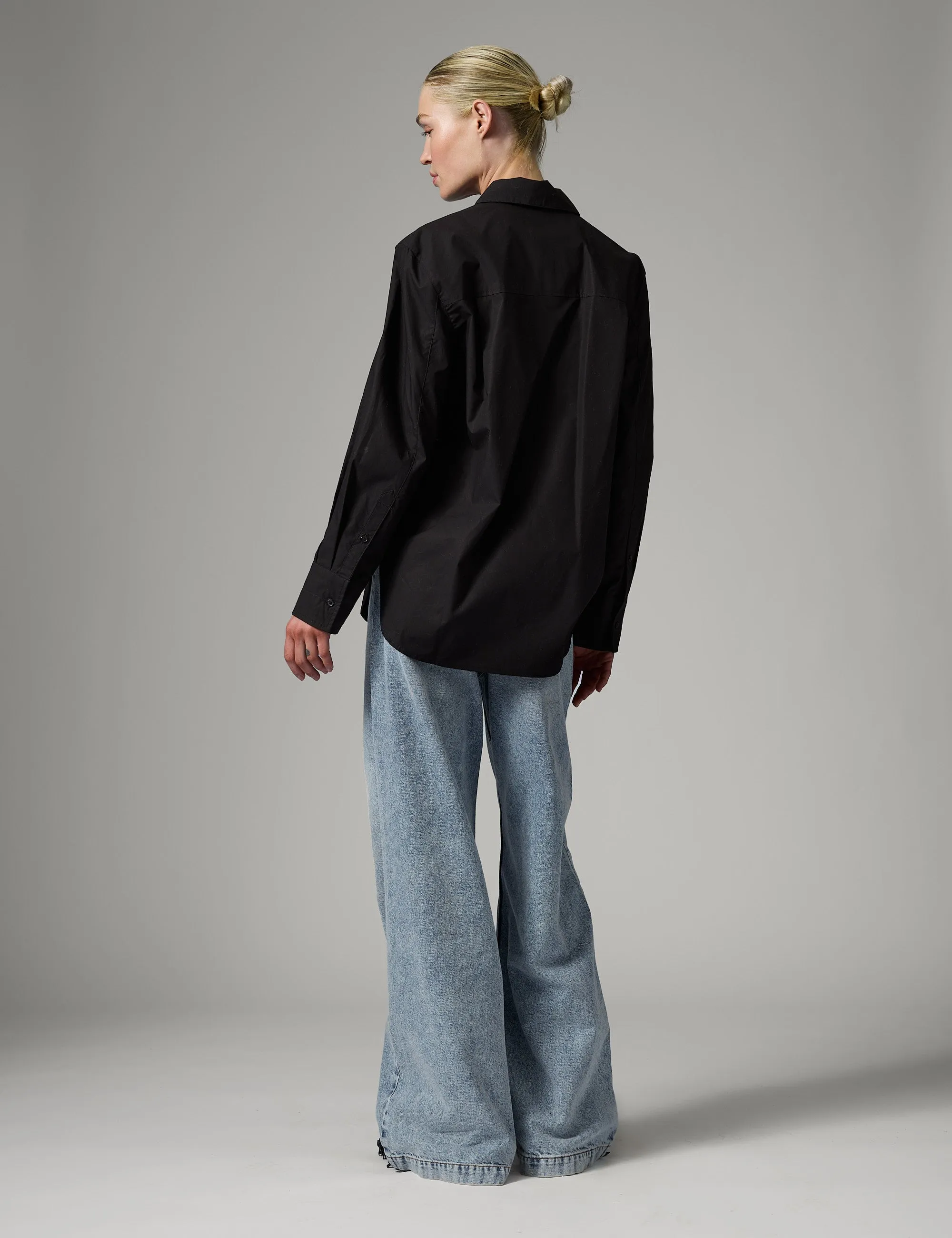 Jojo - Poplina - Shirts - Black sold by DAY Birger et Mikkelsen product image thumbnail 4