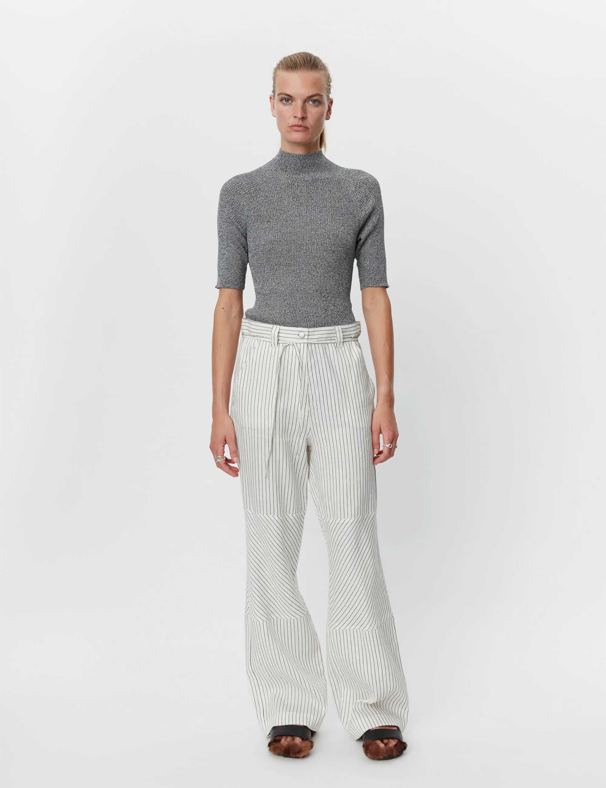 Culkin - Cozy Linen Stripe - Black sold by DAY Birger et Mikkelsen