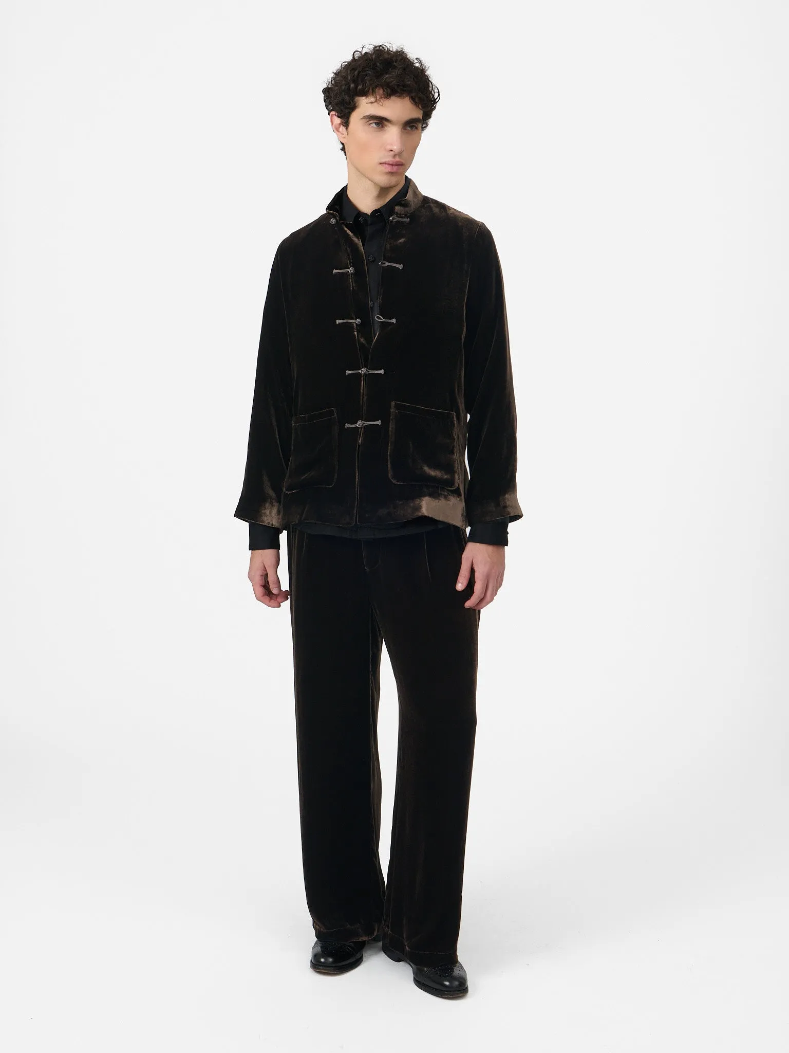 Maggio Blazer in Cacao Velvet sold by Yali Milano product image thumbnail 5