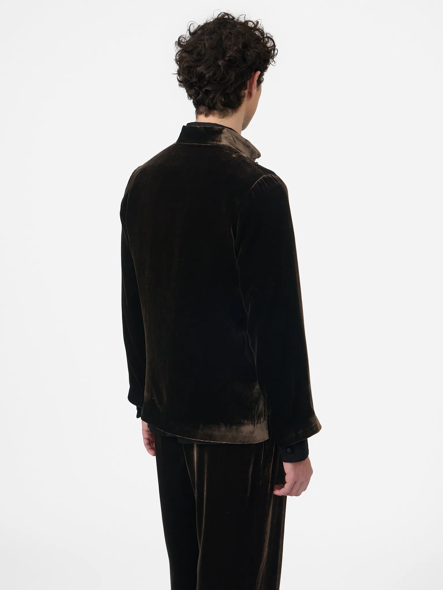 Maggio Blazer in Cacao Velvet sold by Yali Milano product image thumbnail 4