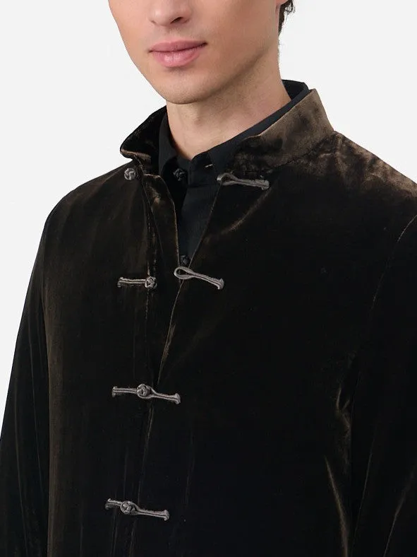 Maggio Blazer in Cacao Velvet sold by Yali Milano product image thumbnail 2