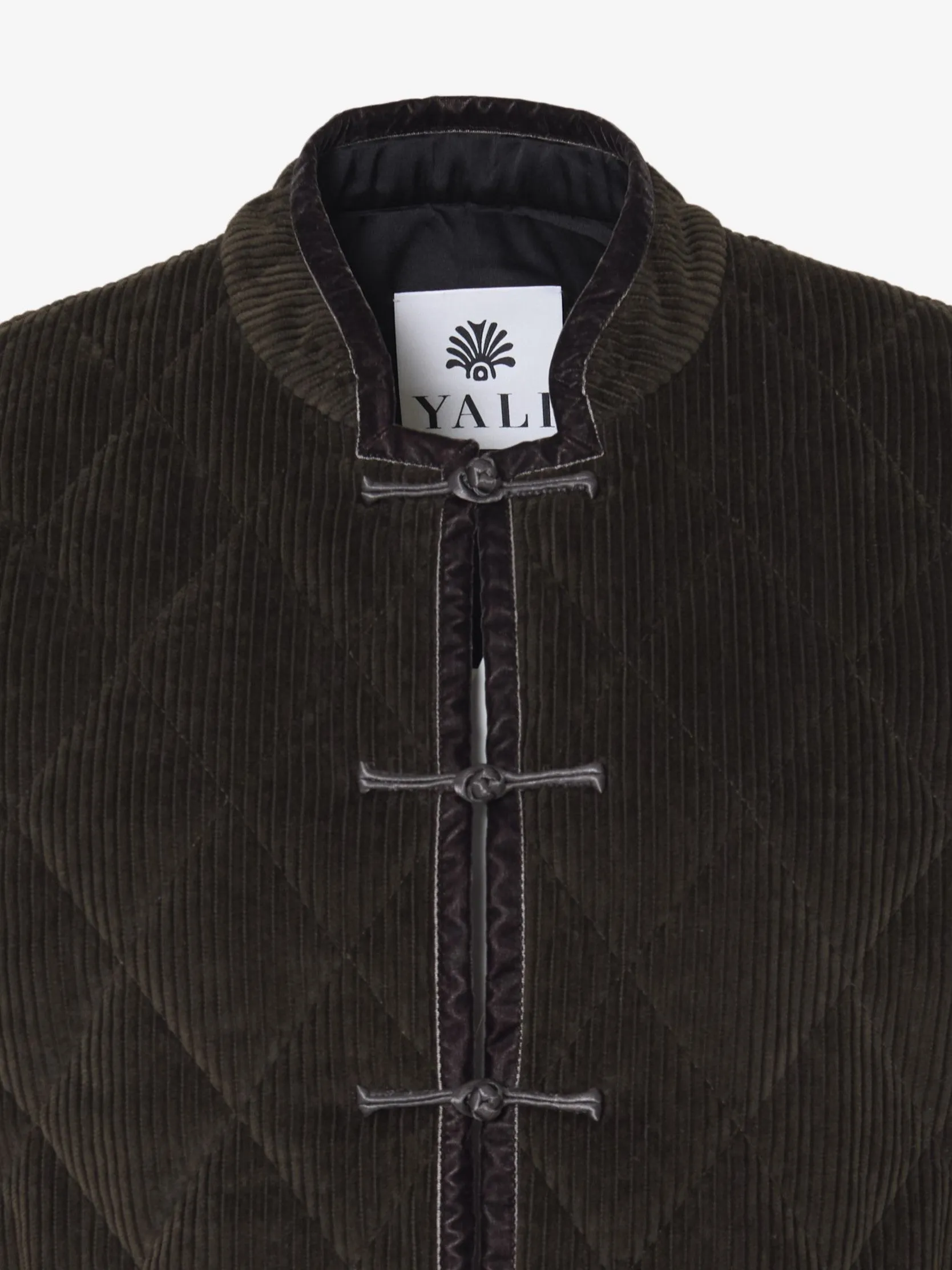 Charlie Vest in Cacao Corduroy sold by Yali Milano product image thumbnail 2