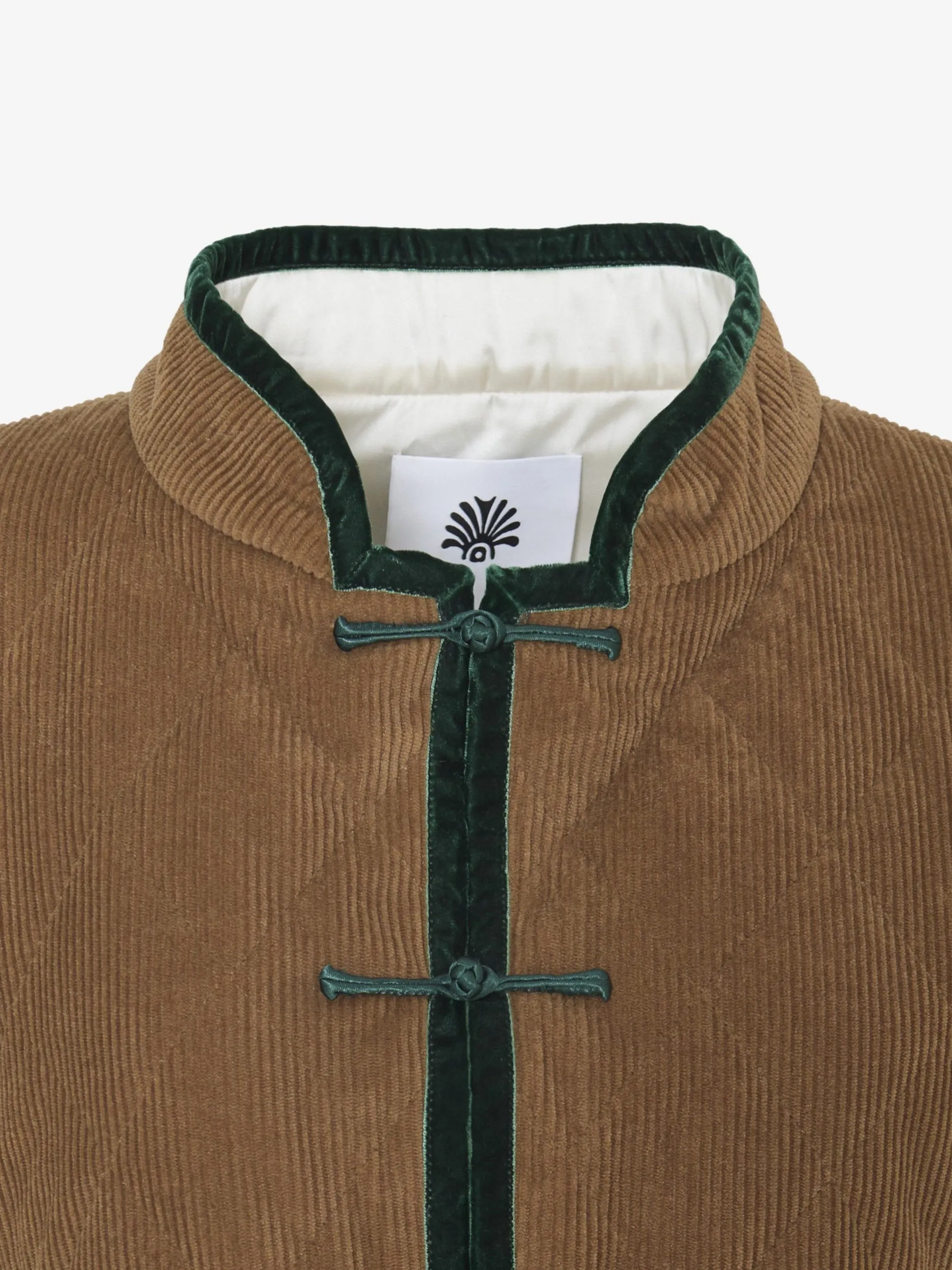 Mati Vest in Hazelnut Corduroy sold by Yali Milano product image thumbnail 2