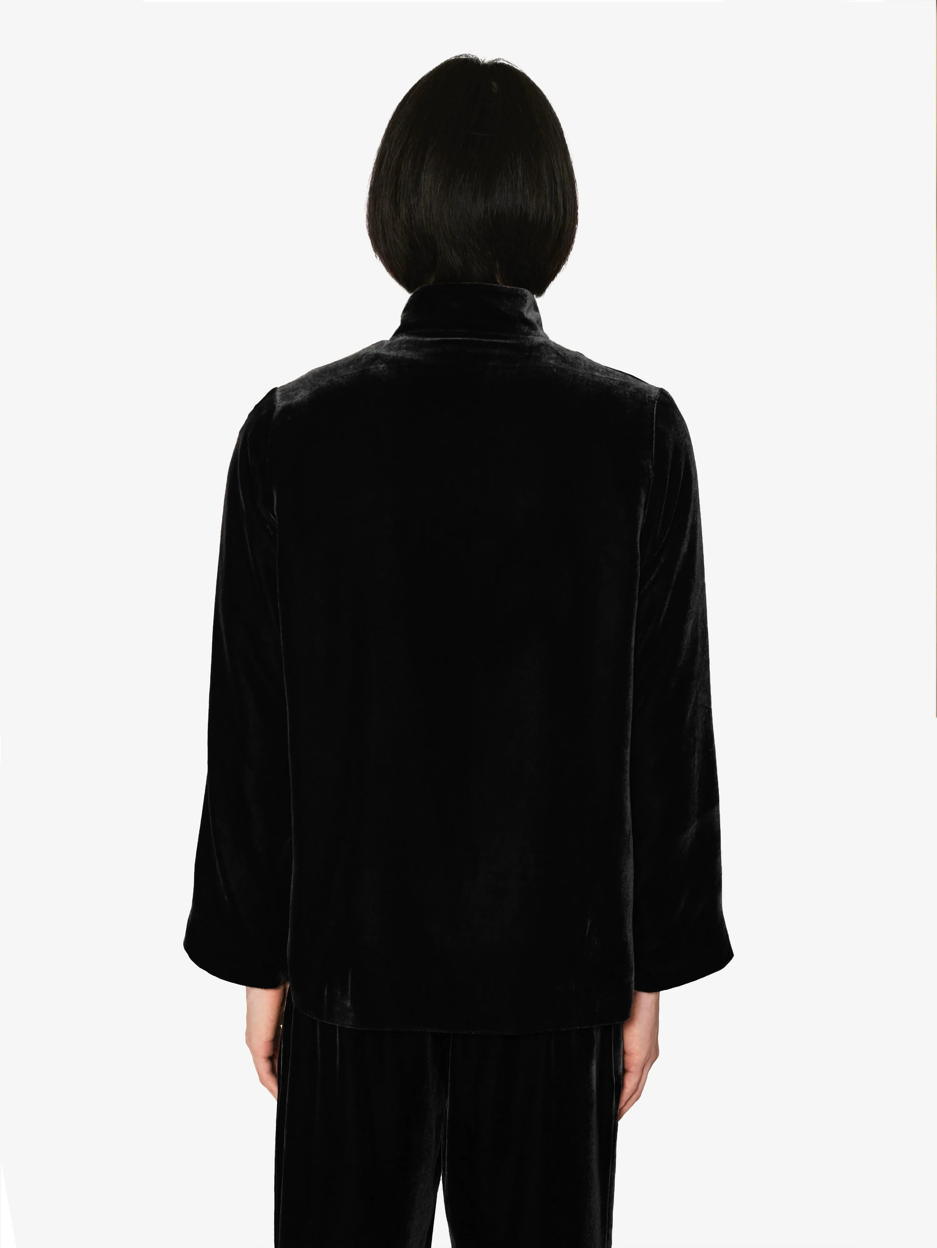 Maggio Blazer in Black Velvet sold by Yali Milano product image thumbnail 3