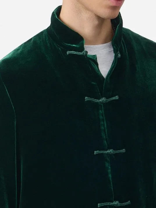 Maggio Blazer in Green Velvet sold by Yali Milano product image thumbnail 2