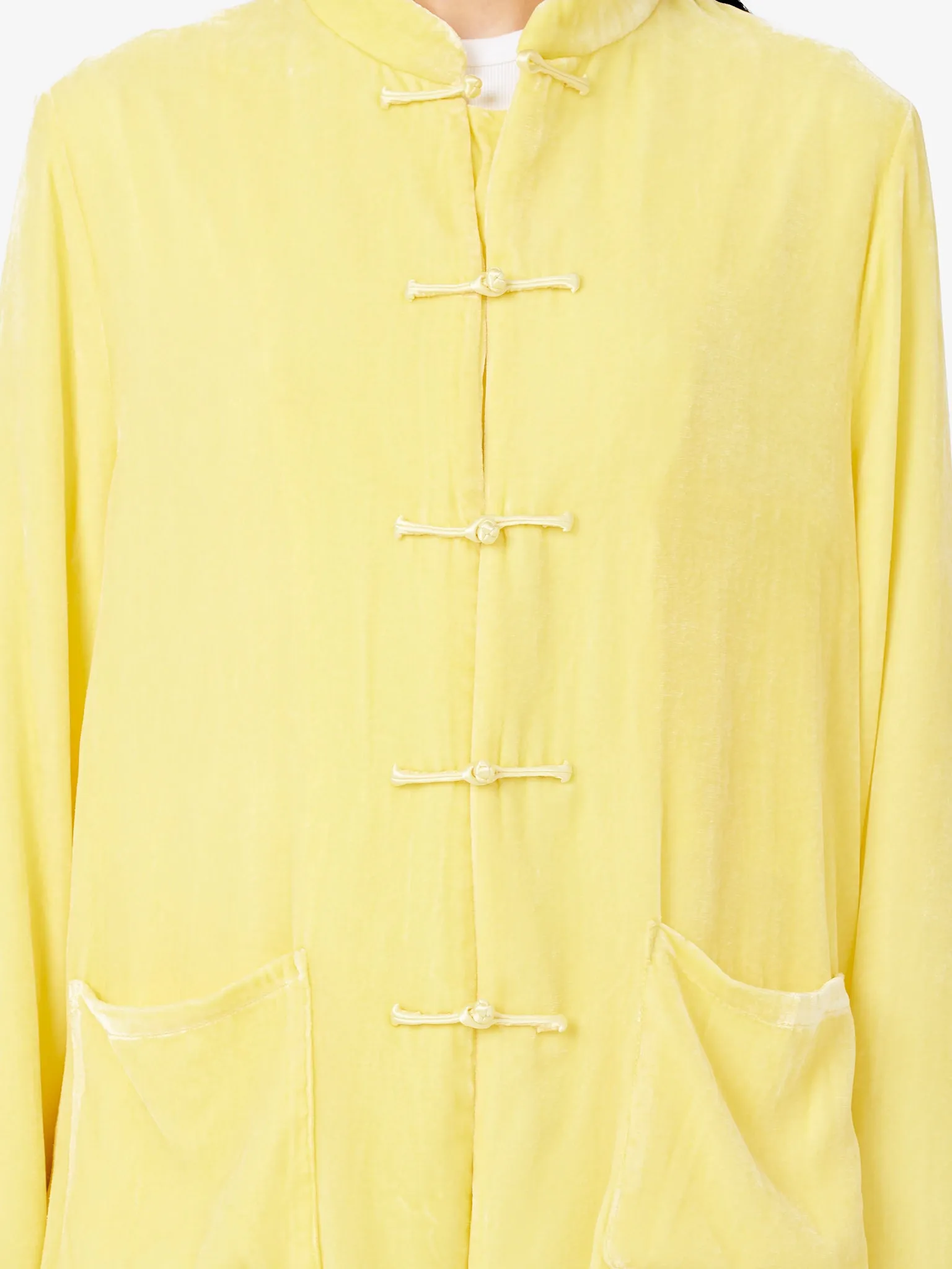 Maggio Blazer in Yellow Velvet sold by Yali Milano product image thumbnail 2