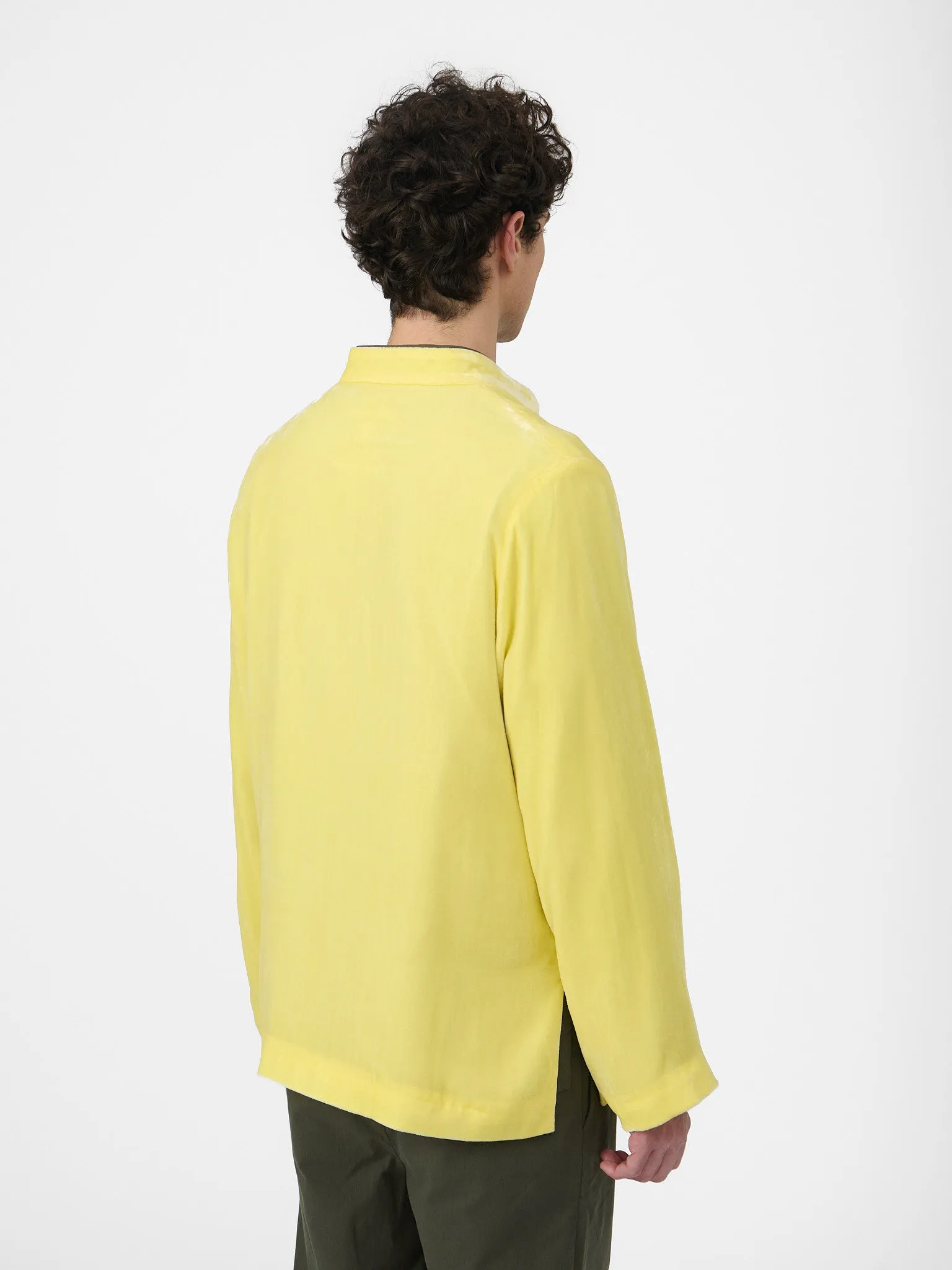 Maggio Blazer in Yellow Velvet sold by Yali Milano product image thumbnail 3