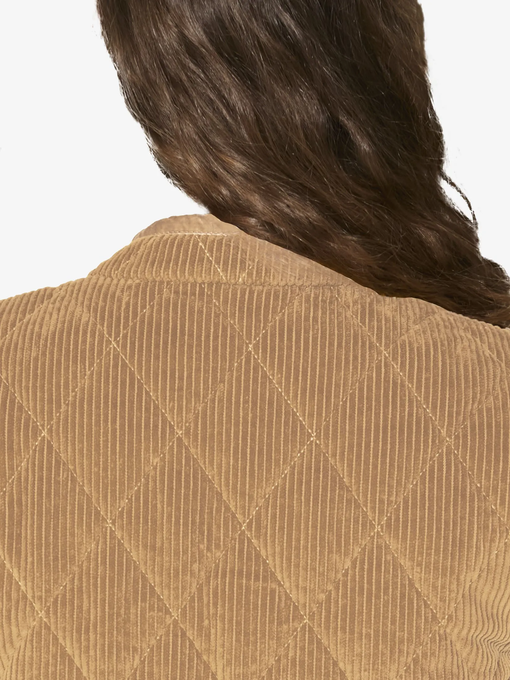 Mati Vest in Beige Corduroy sold by Yali Milano product image thumbnail 3