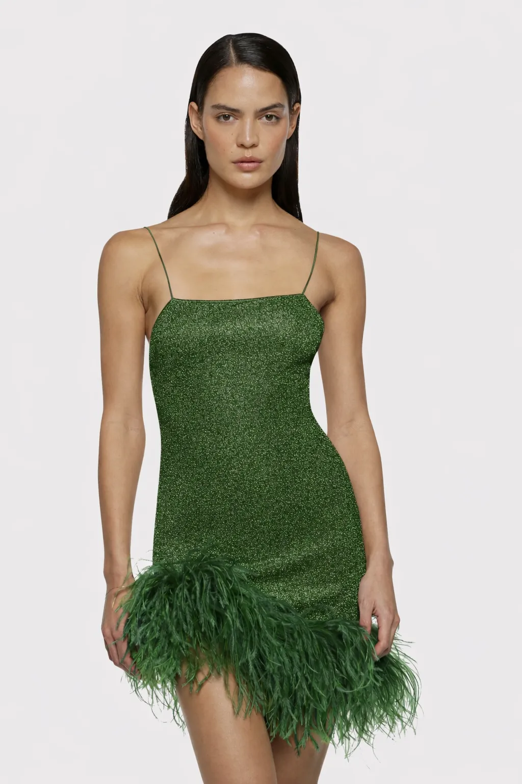 Lumière Shade Plumage Mini Dress sold by Oséree product image thumbnail 2