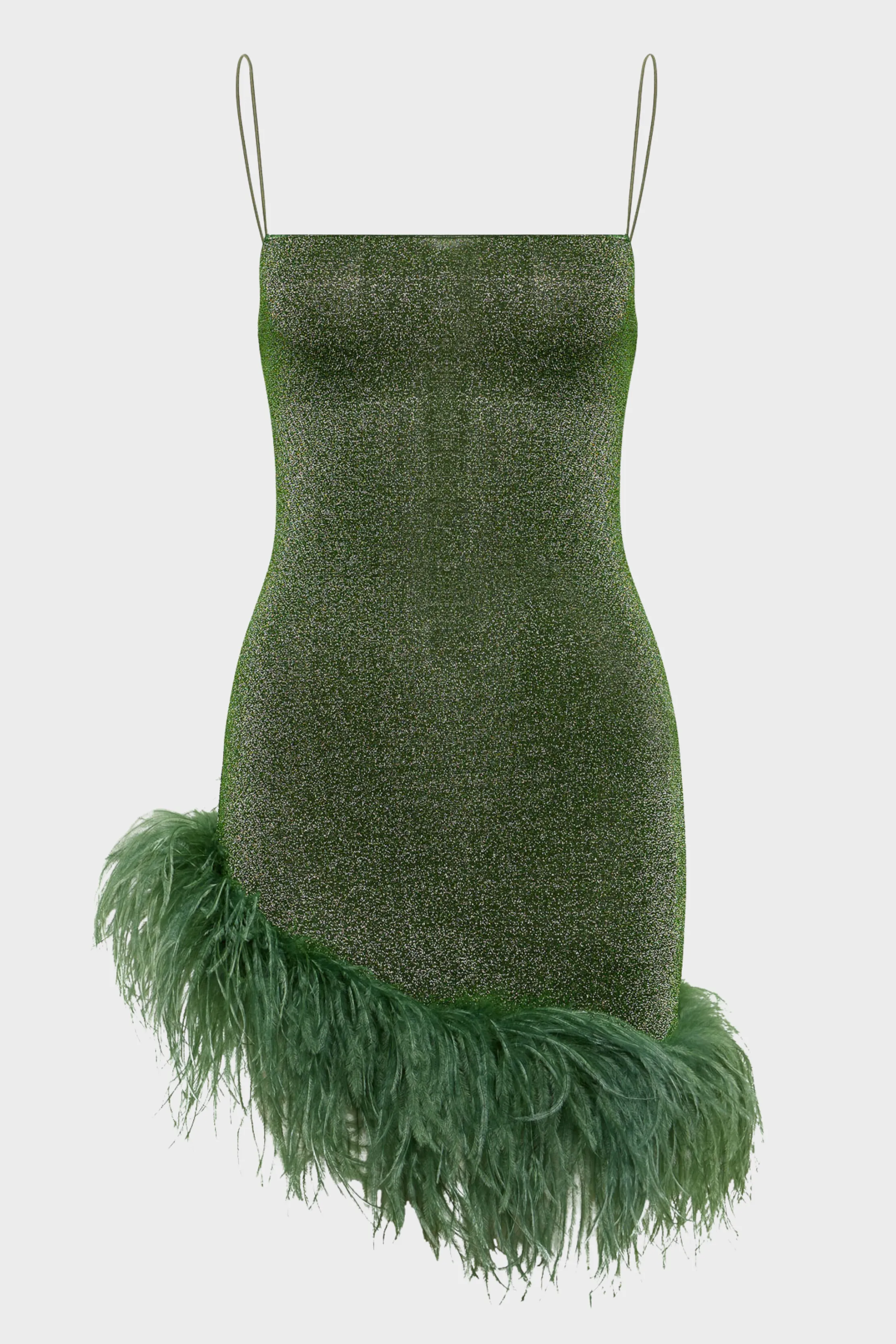 Lumière Shade Plumage Mini Dress sold by Oséree