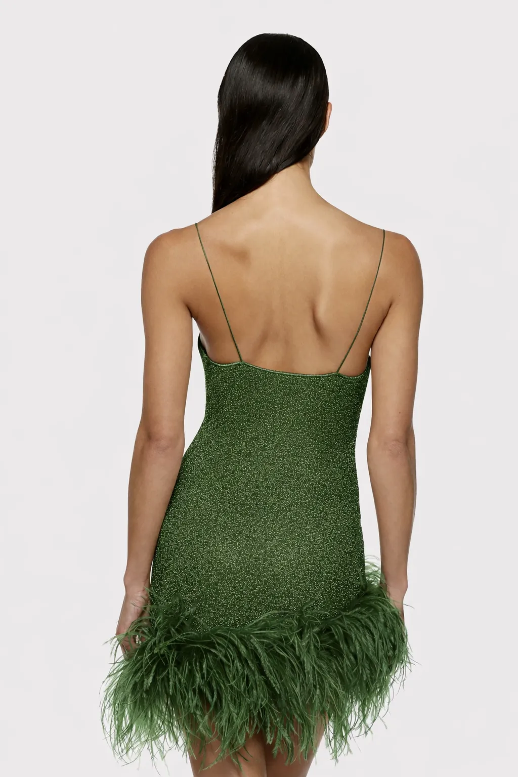 Lumière Shade Plumage Mini Dress sold by Oséree product image thumbnail 3