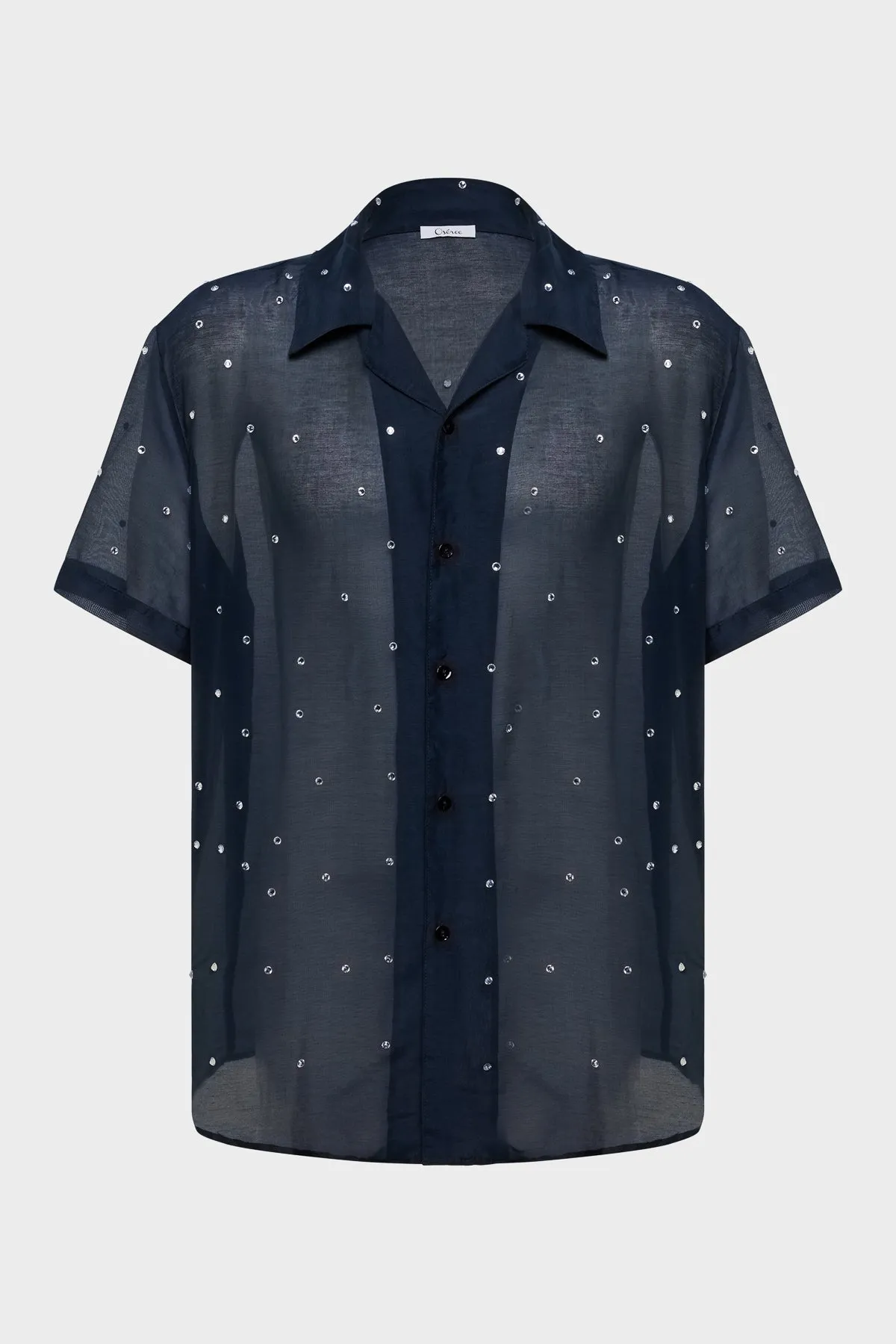 Men Gem Sleeves Shirt sold by Oséree