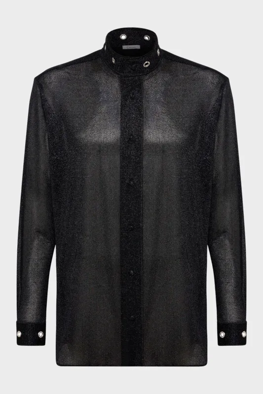 Men Lumière Crystal Studs Shirt made by Oséree