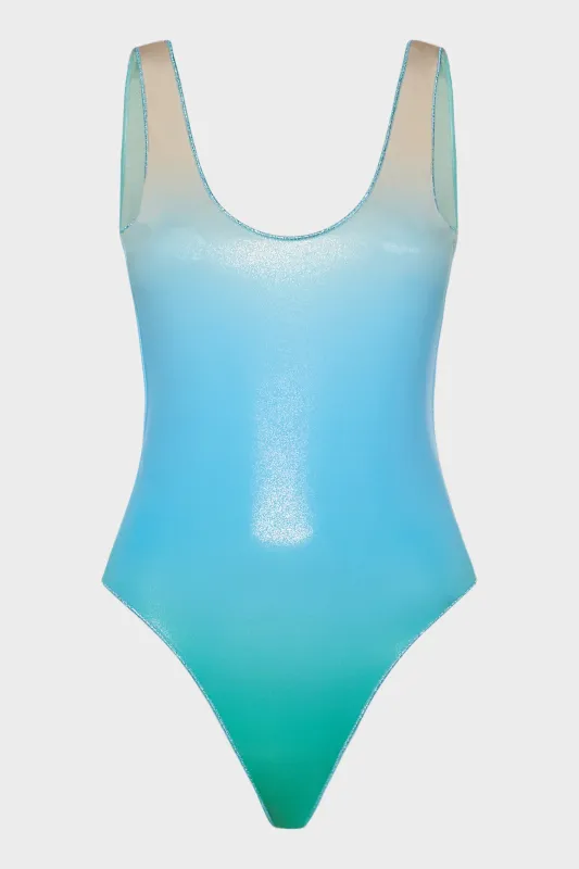 Glossy Degradè Sporty Maillot made by Oséree