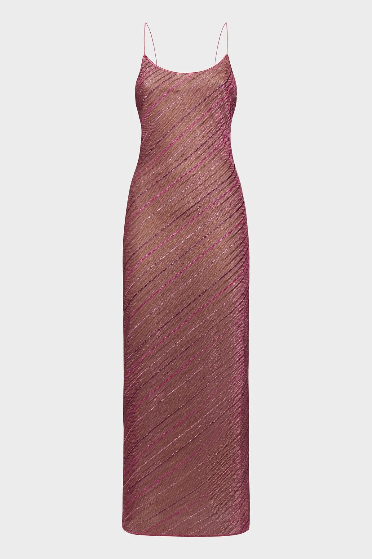 Shiny Stripes Long Dress sold by Oséree