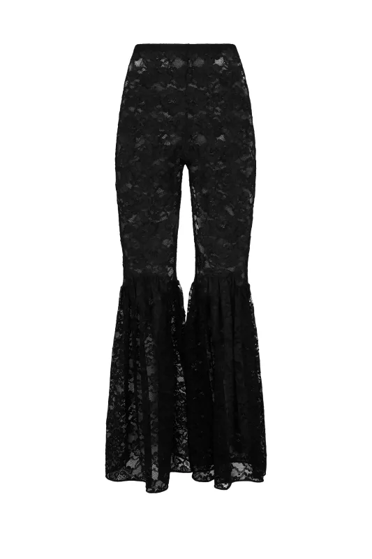 O-Lover Lace Wide Leg Pants made by Oséree