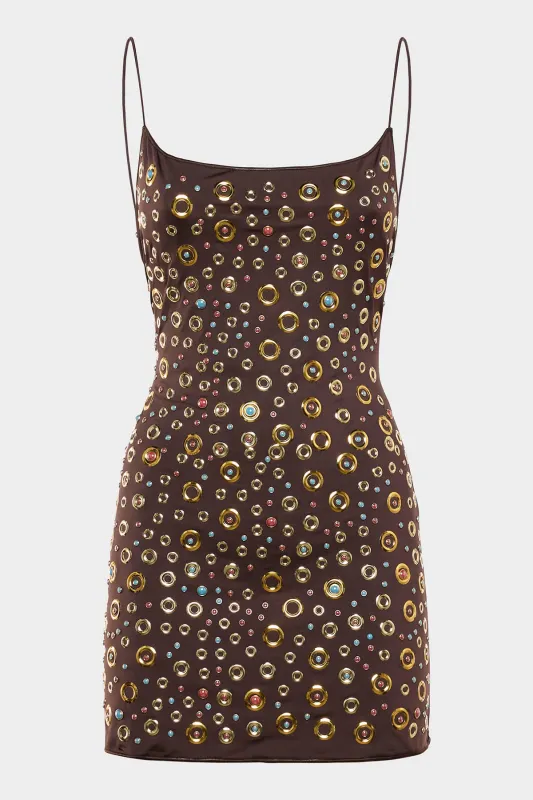 Stud Mini Dress made by Oséree