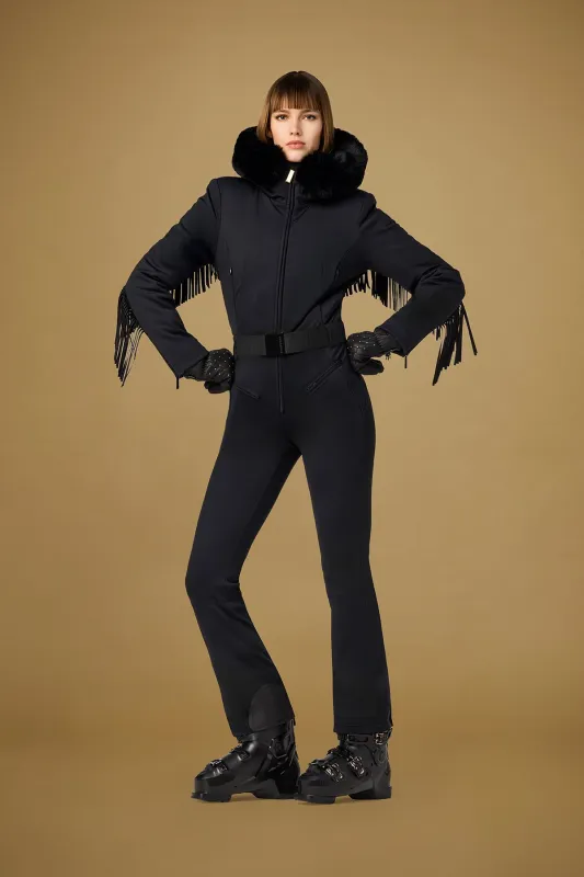 FRINGE ski suit faux border made by Goldbergh