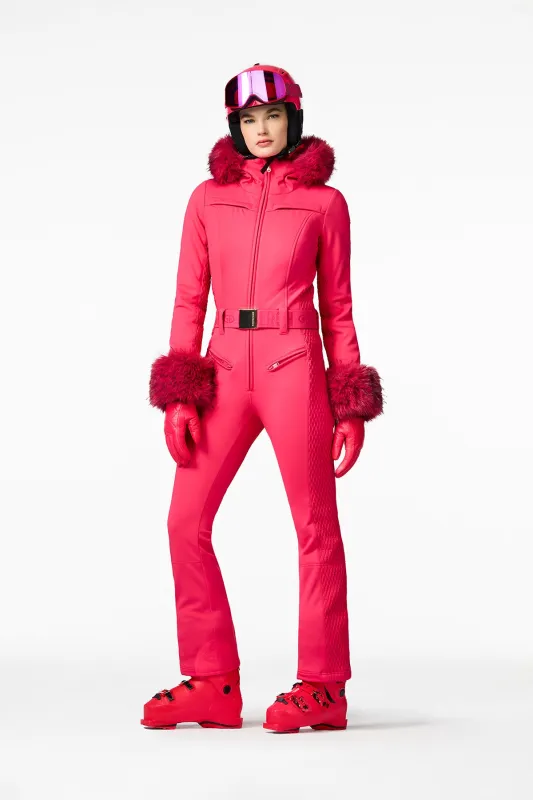 ANGELE ski suit FAUX BORDER made by Goldbergh