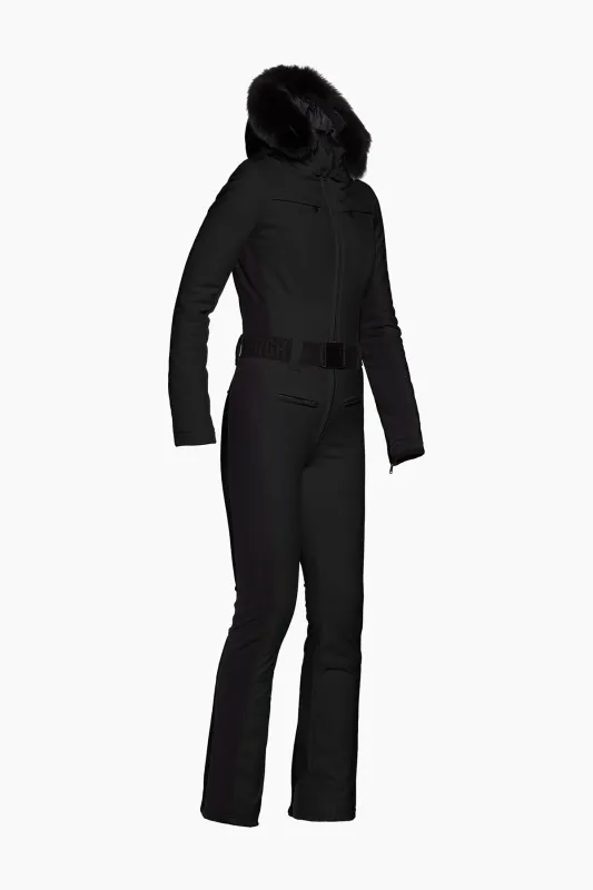 PARRY LONG ski suit FAUX BORDER made by Goldbergh