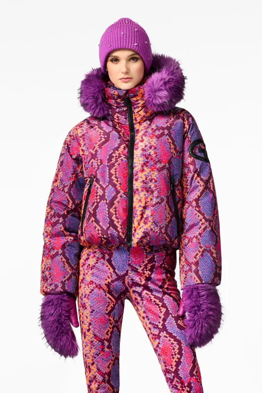 LUCINDA ski jacket FAUX BORDER made by Goldbergh