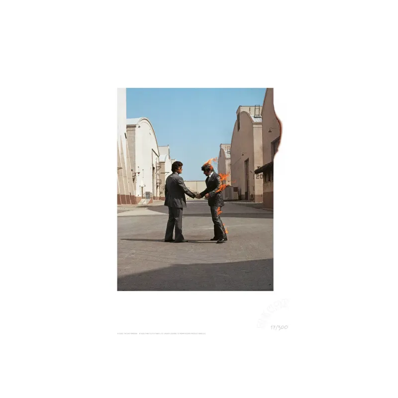 Wish You Were Here (Burning Man) Print made by Pink Floyd