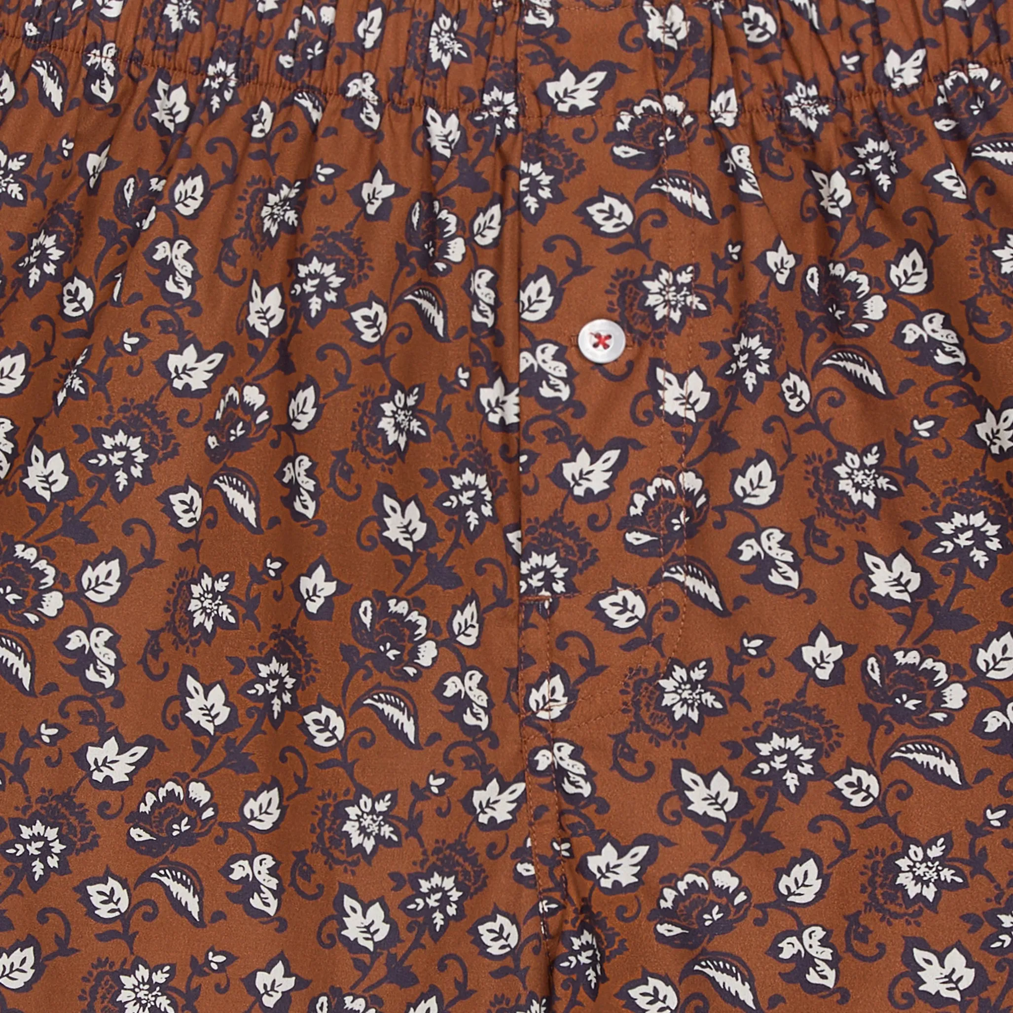 Block Print Floral Boxer sold by Druthers product image thumbnail 2