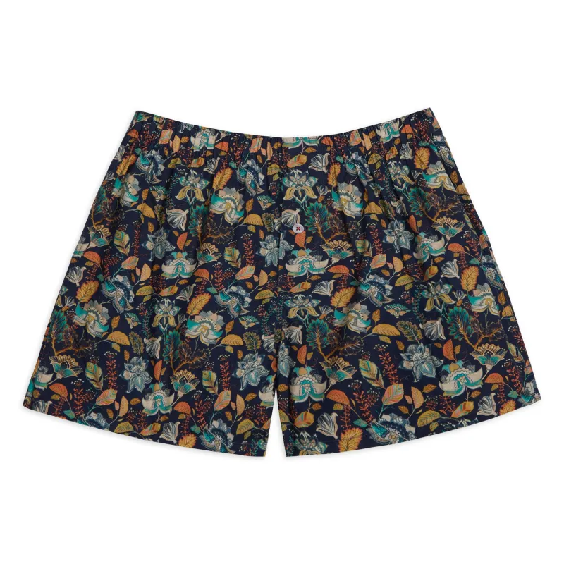 Asian Paisley Print Boxer Shorts made by Druthers