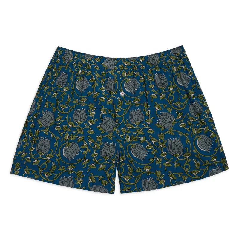 Indian Block Print Floral made by Druthers