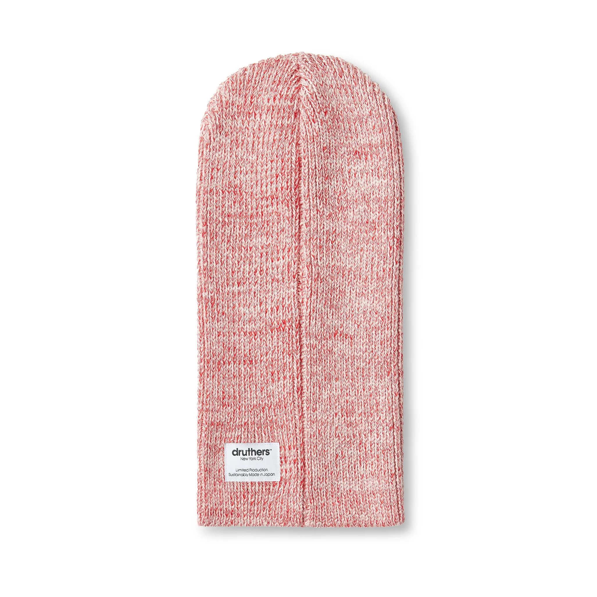 Merino Wool Big Knit Balaclava - Red Melange sold by Druthers product image thumbnail 2