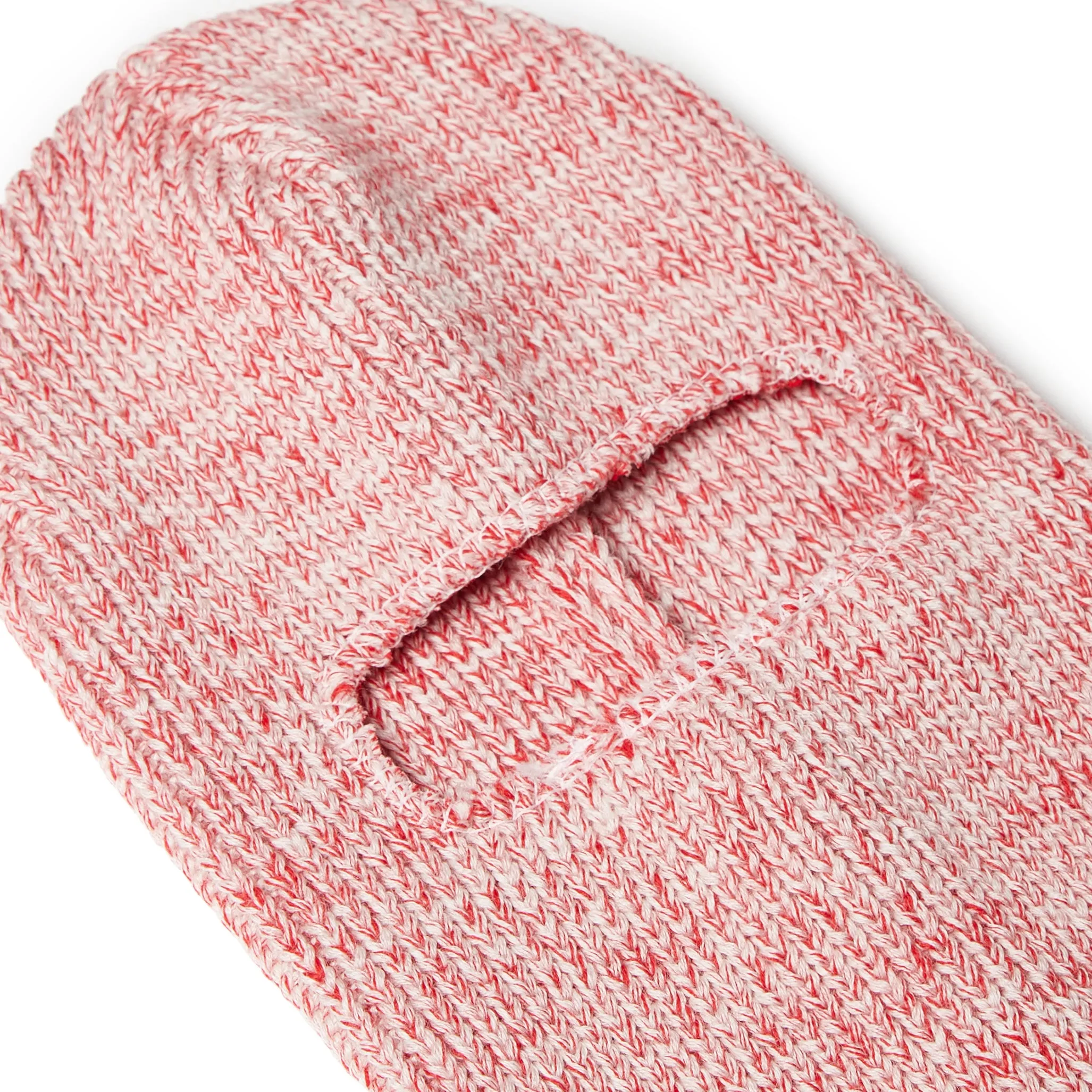 Merino Wool Big Knit Balaclava - Red Melange sold by Druthers product image thumbnail 3