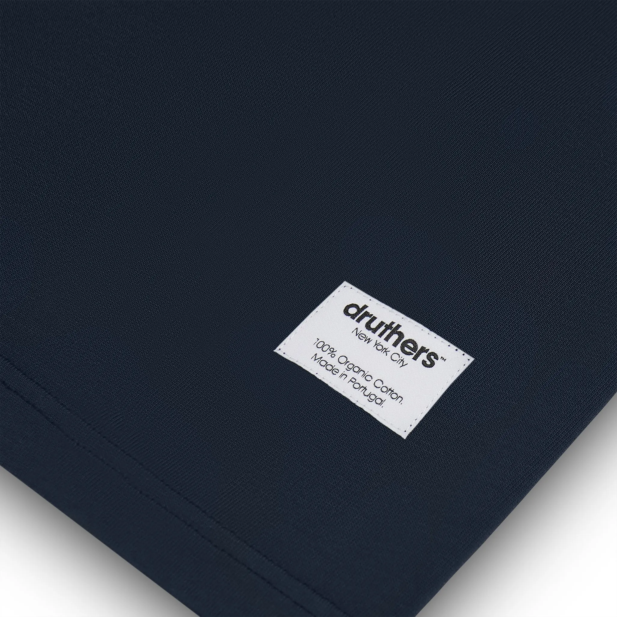Heavyweight Organic Cotton T-Shirt - Dress Blue sold by Druthers product image thumbnail 4