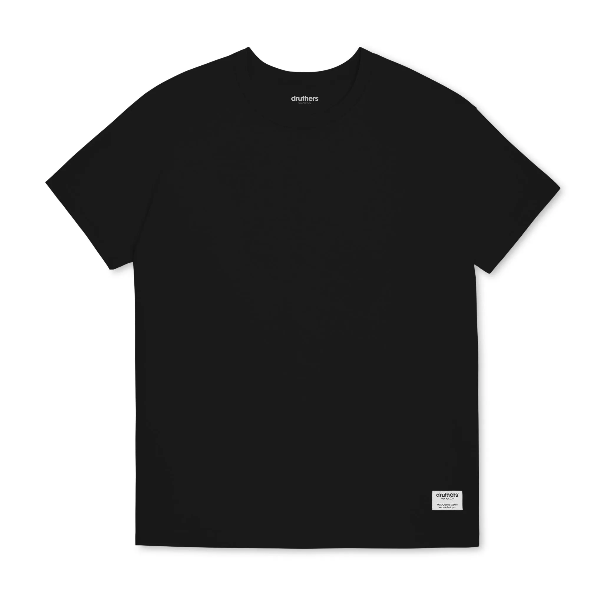Heavyweight Organic Cotton T-Shirt - Caviar sold by Druthers