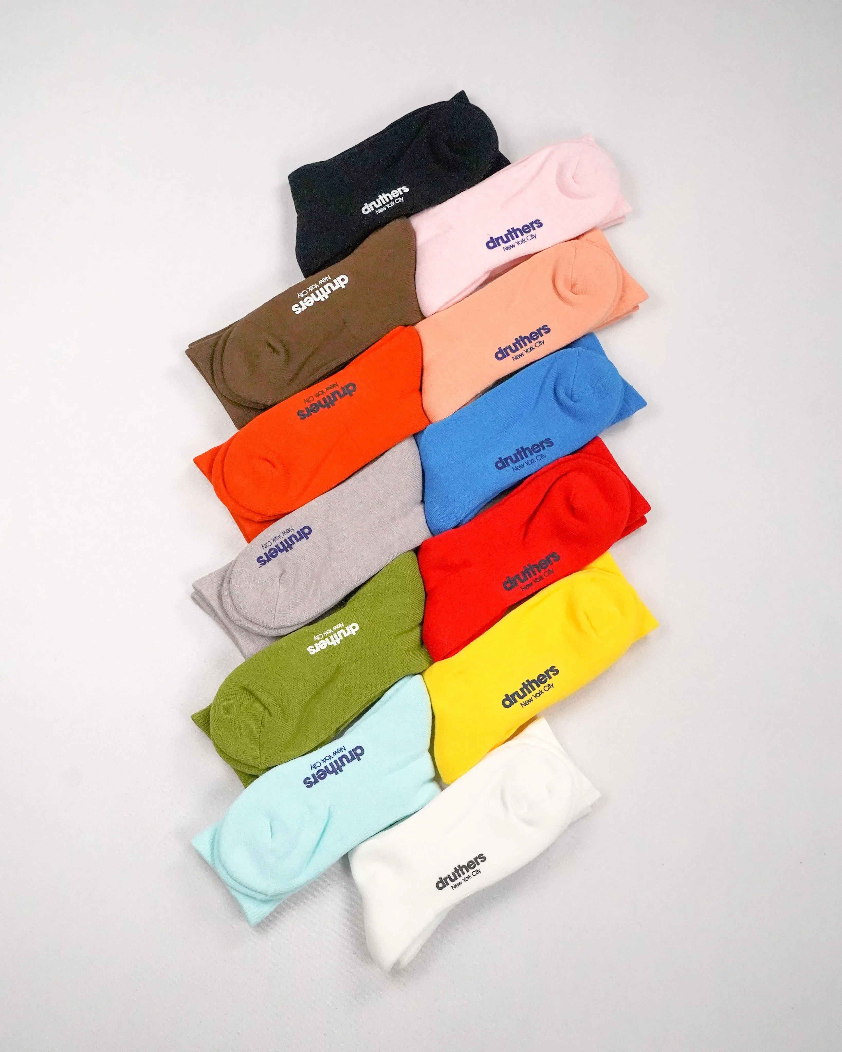 Organic Cotton Everyday Crew Sock - Pale Pink sold by Druthers product image thumbnail 2