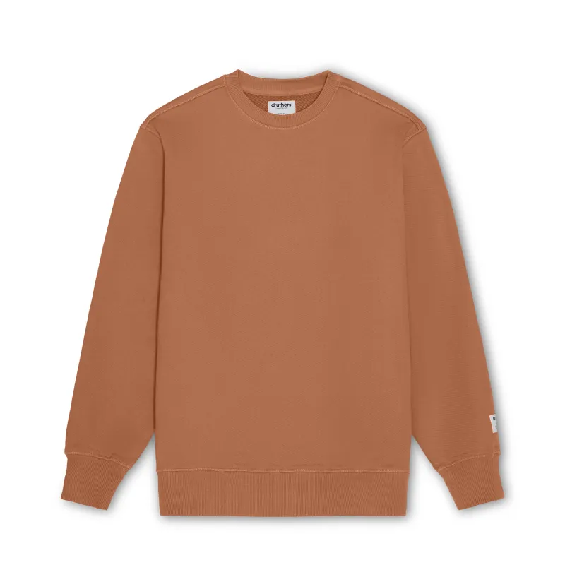 Organic Cotton 685 GSM French Terry Crewneck Sweatshirt - Hazel made by Druthers