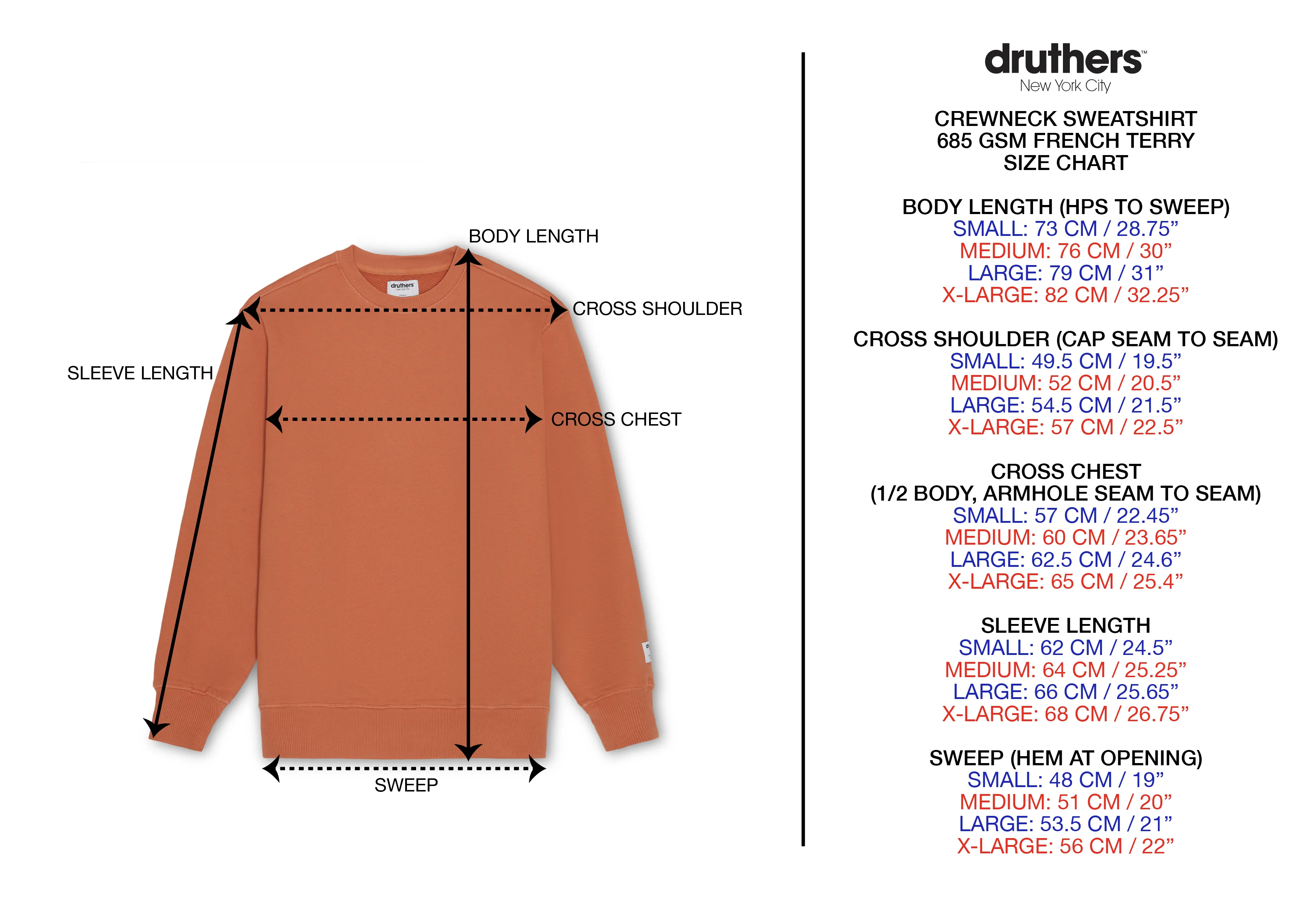 Organic Cotton 685 GSM French Terry Crewneck Sweatshirt - Hazel sold by Druthers product image thumbnail 4