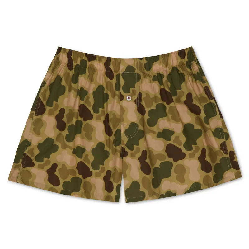 Organic Cotton Duck Camo Boxer made by Druthers