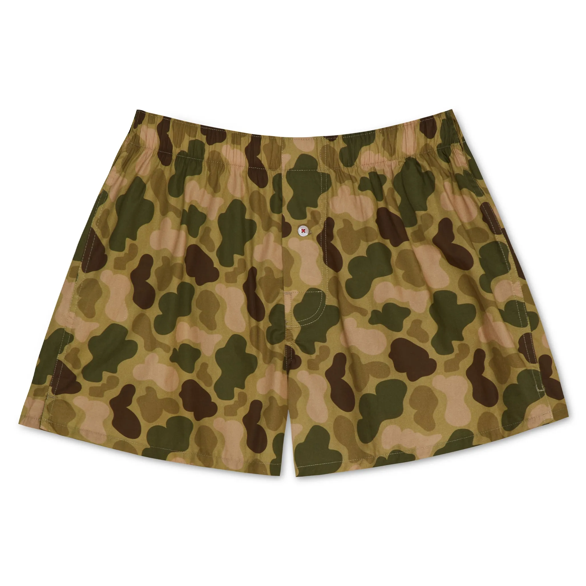 Organic Cotton Duck Camo Boxer sold by Druthers