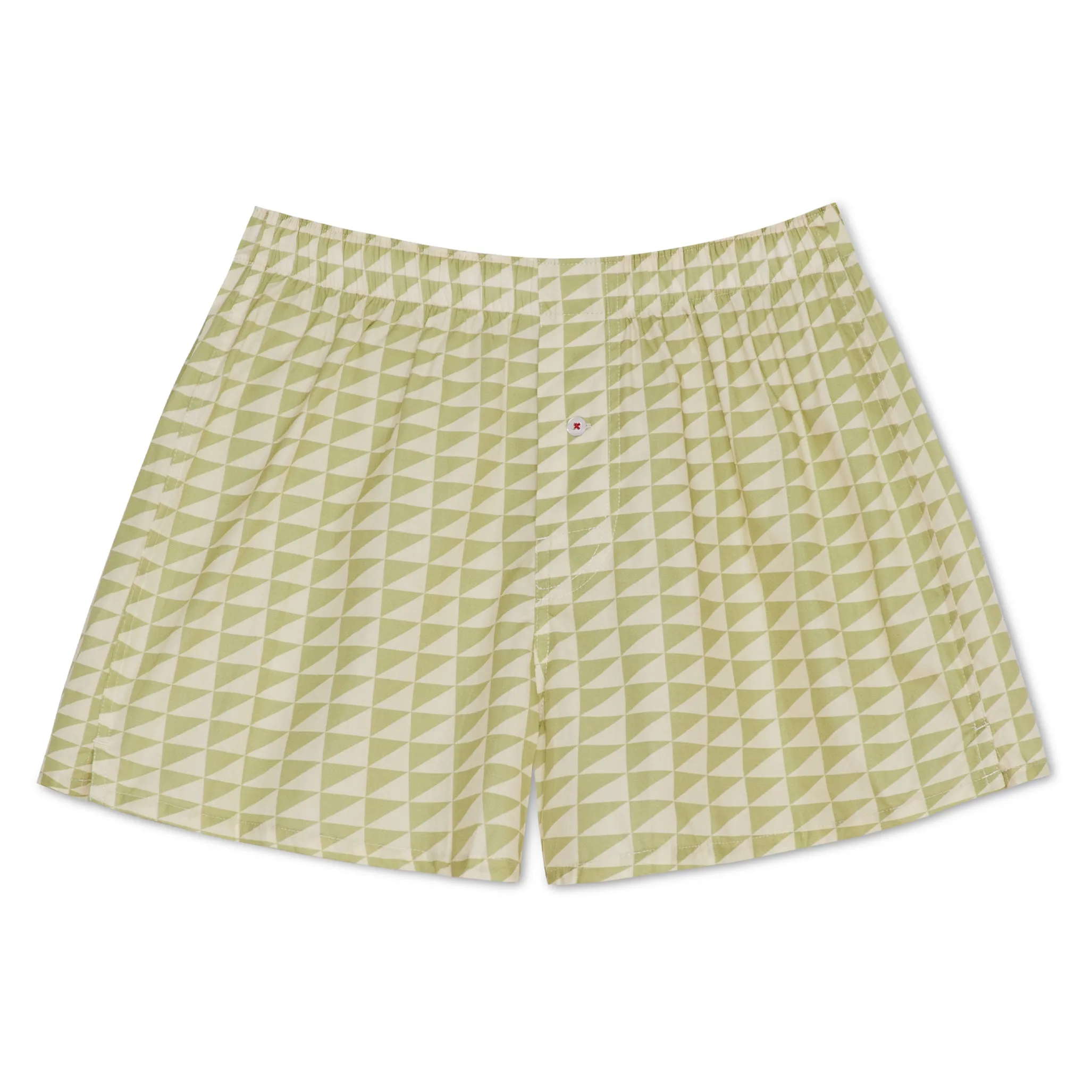 Pilgrim Surf + Supply Pennant Repeat Boxer Short - Moss sold by Druthers