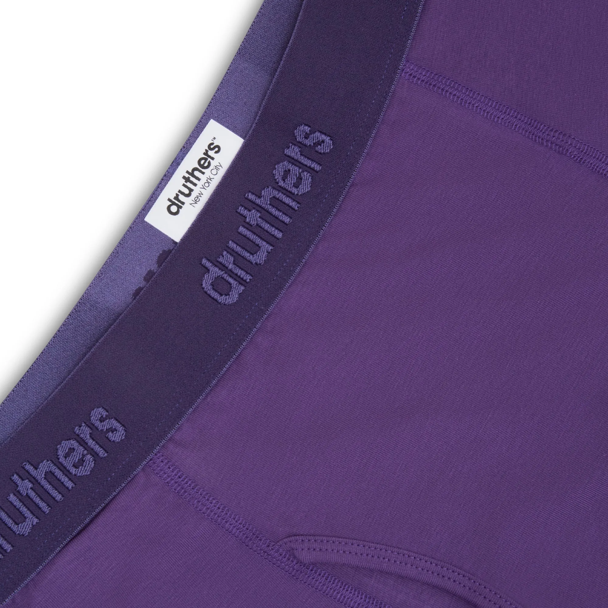 Organic Cotton Boxer Briefs - Royal Purple sold by Druthers product image thumbnail 2