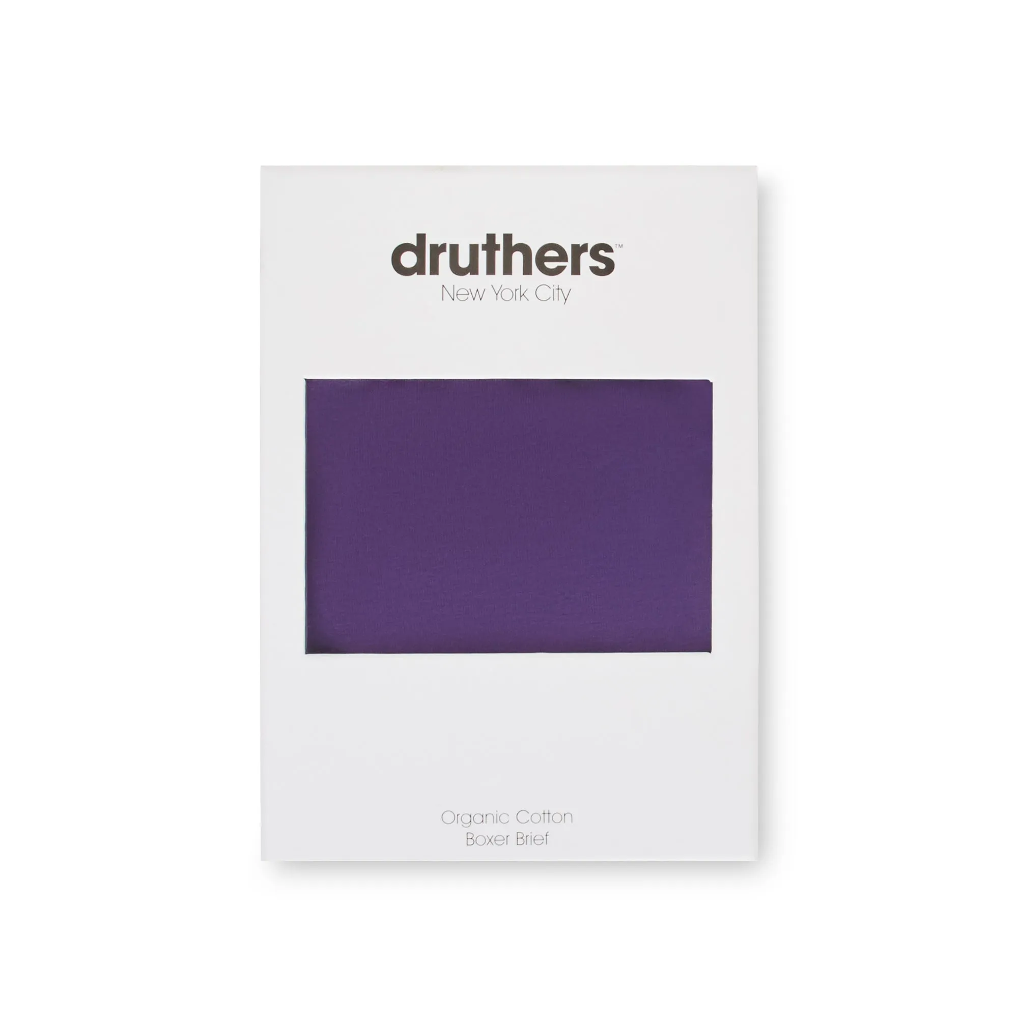 Organic Cotton Boxer Briefs - Royal Purple sold by Druthers product image thumbnail 3
