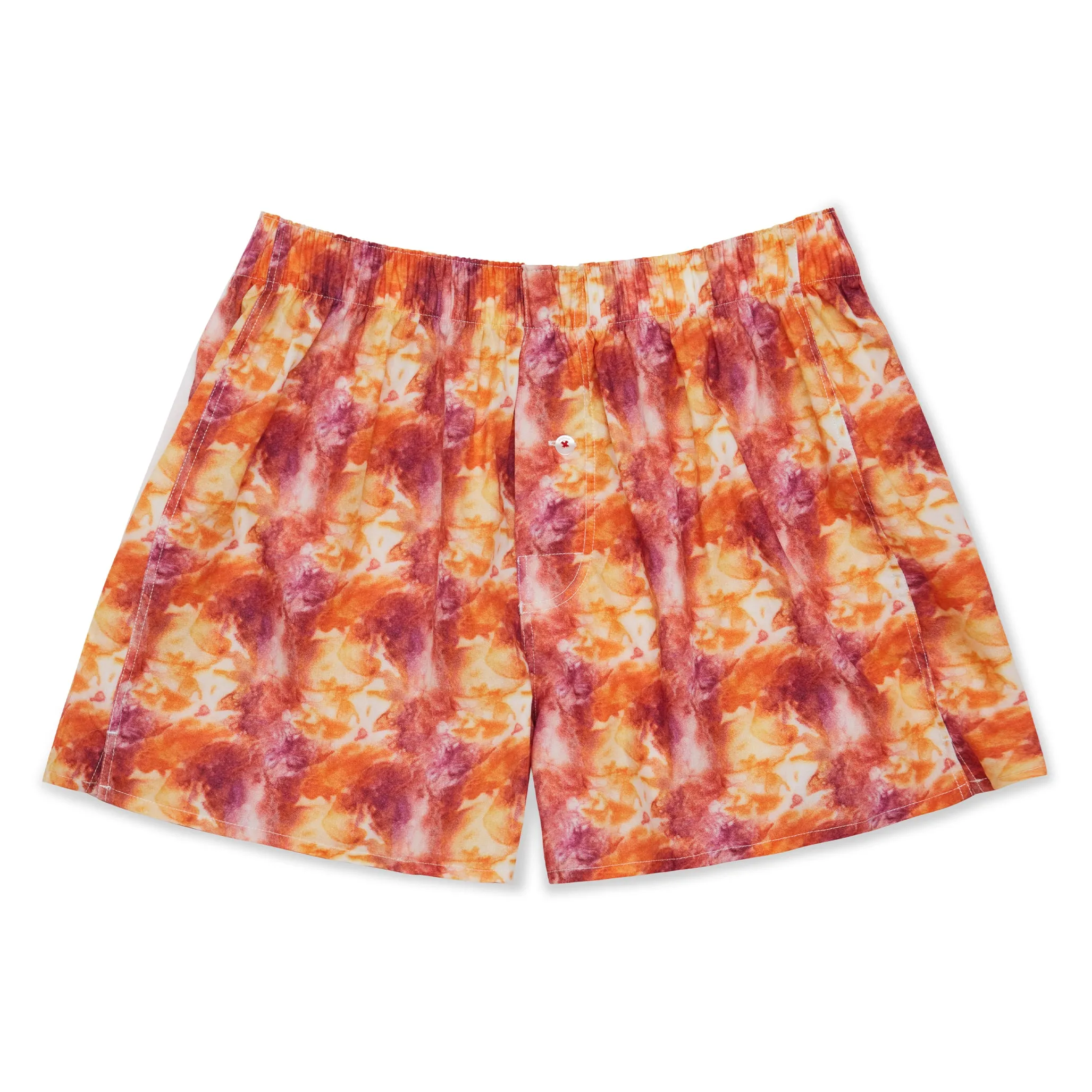 Organic Cotton Shibori Clouds Boxer Short sold by Druthers product image thumbnail 3