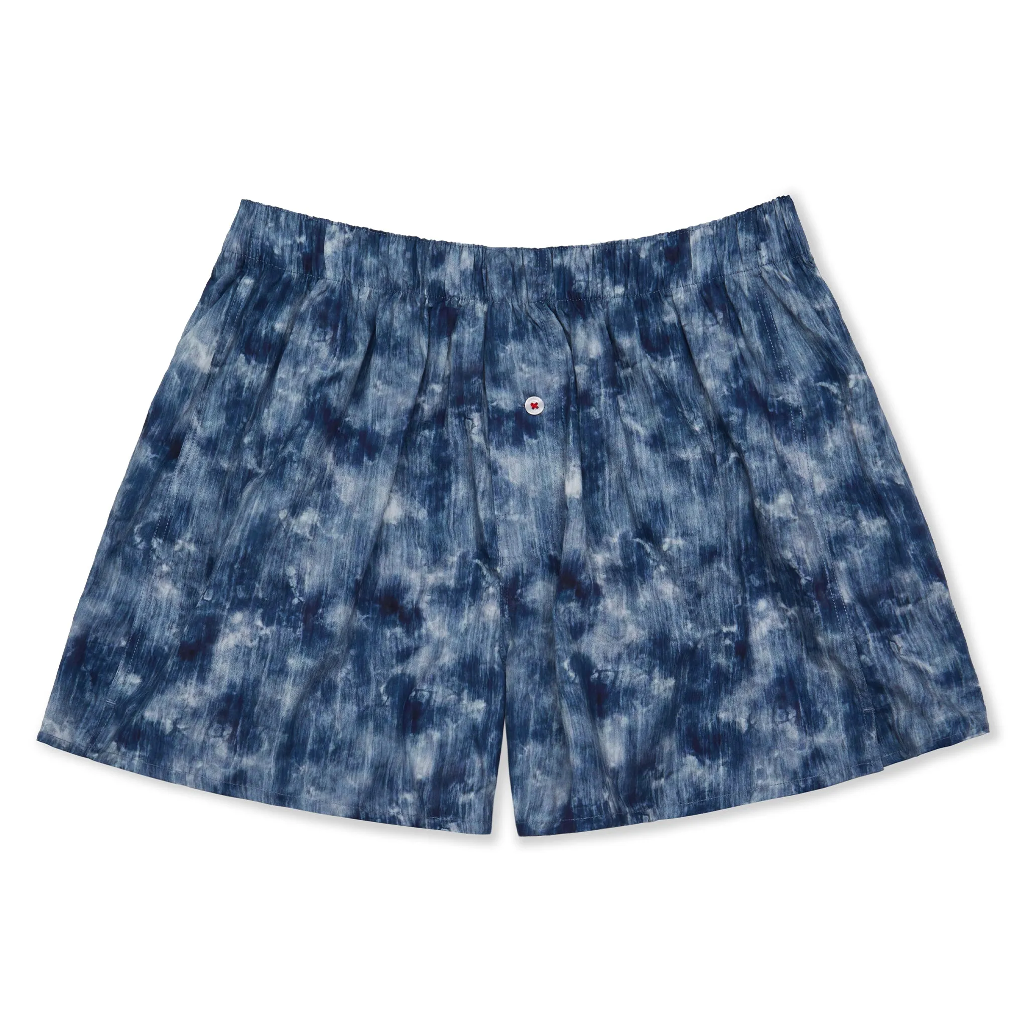 Organic Cotton Shibori Clouds Boxer Short sold by Druthers product image thumbnail 2