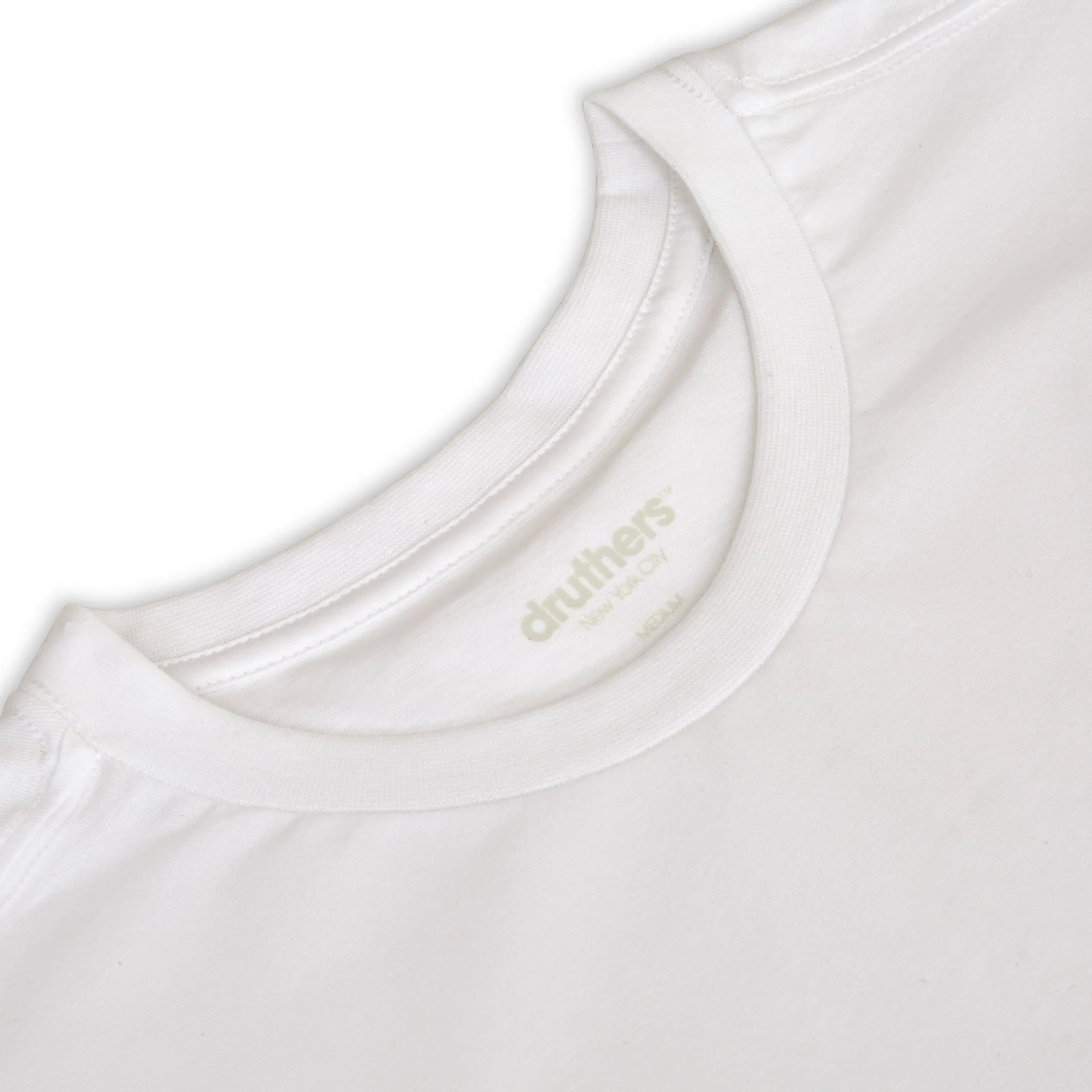 Classic Organic Cotton T-Shirt - White sold by Druthers product image thumbnail 5