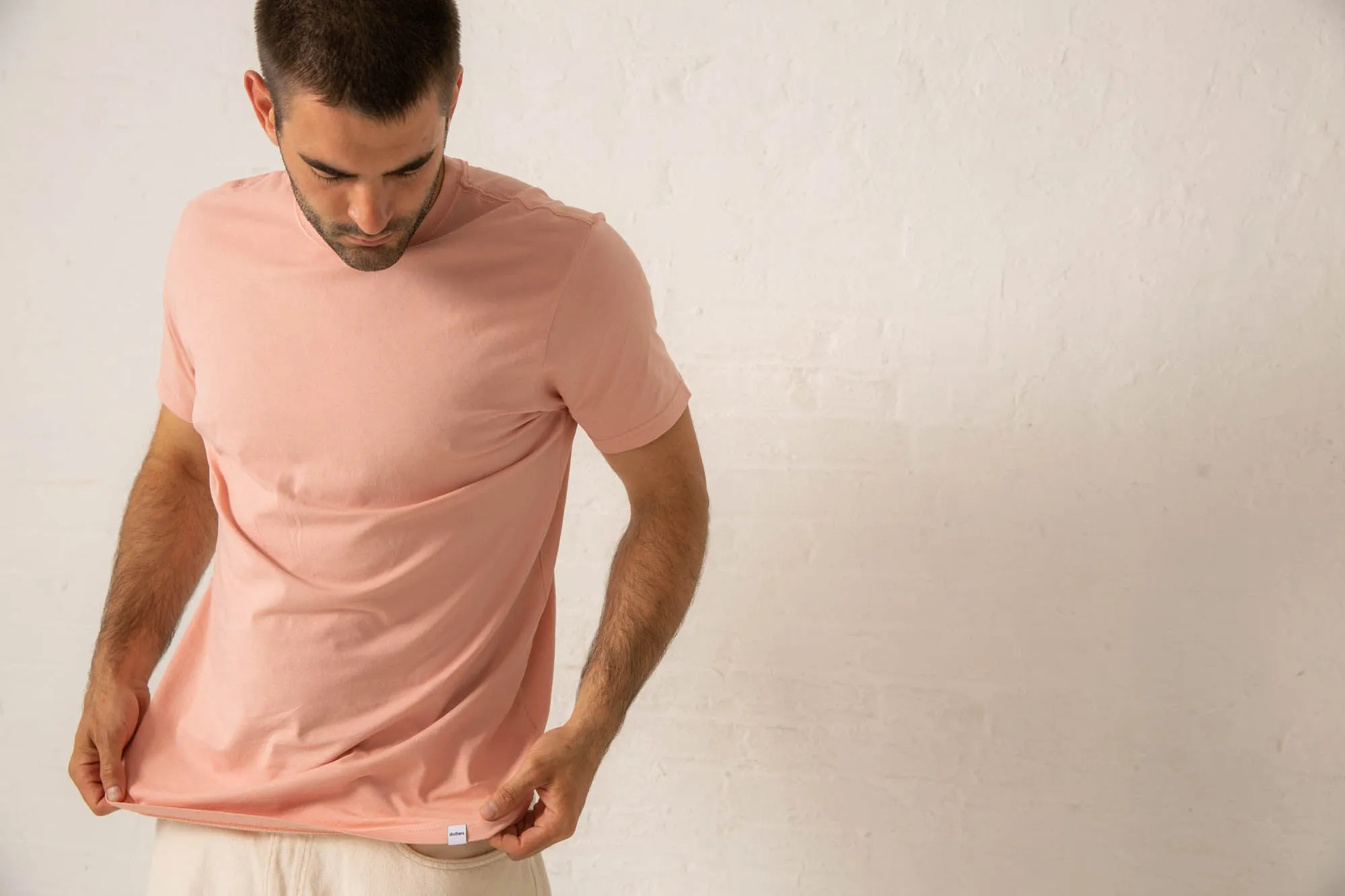 Classic Organic Cotton T-Shirt - Pink sold by Druthers product image thumbnail 4