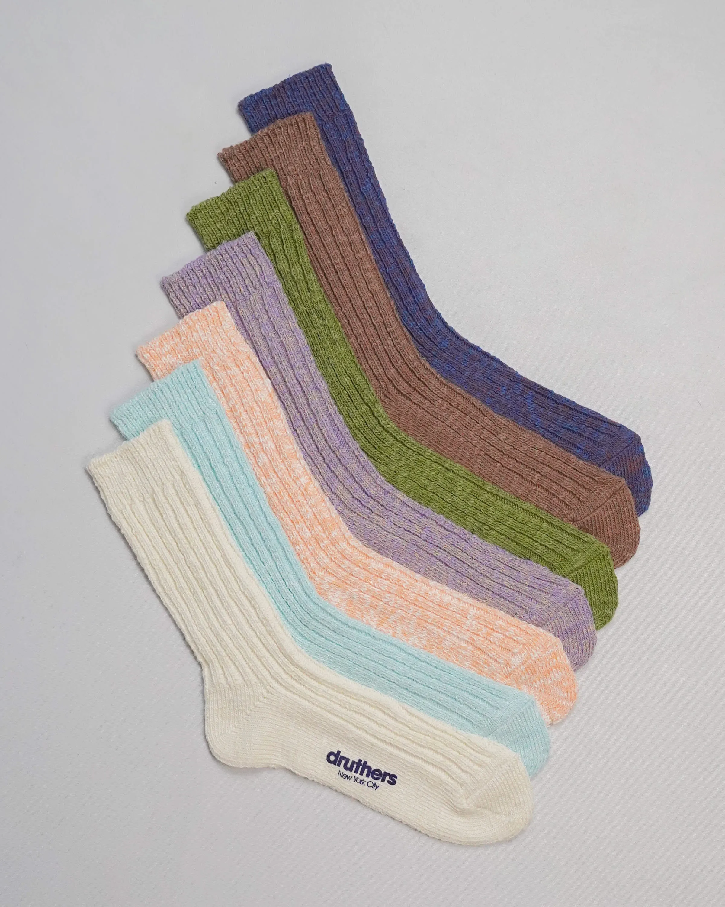 Organic Cotton Rib Slub Crew Sock sold by Druthers product image thumbnail 4
