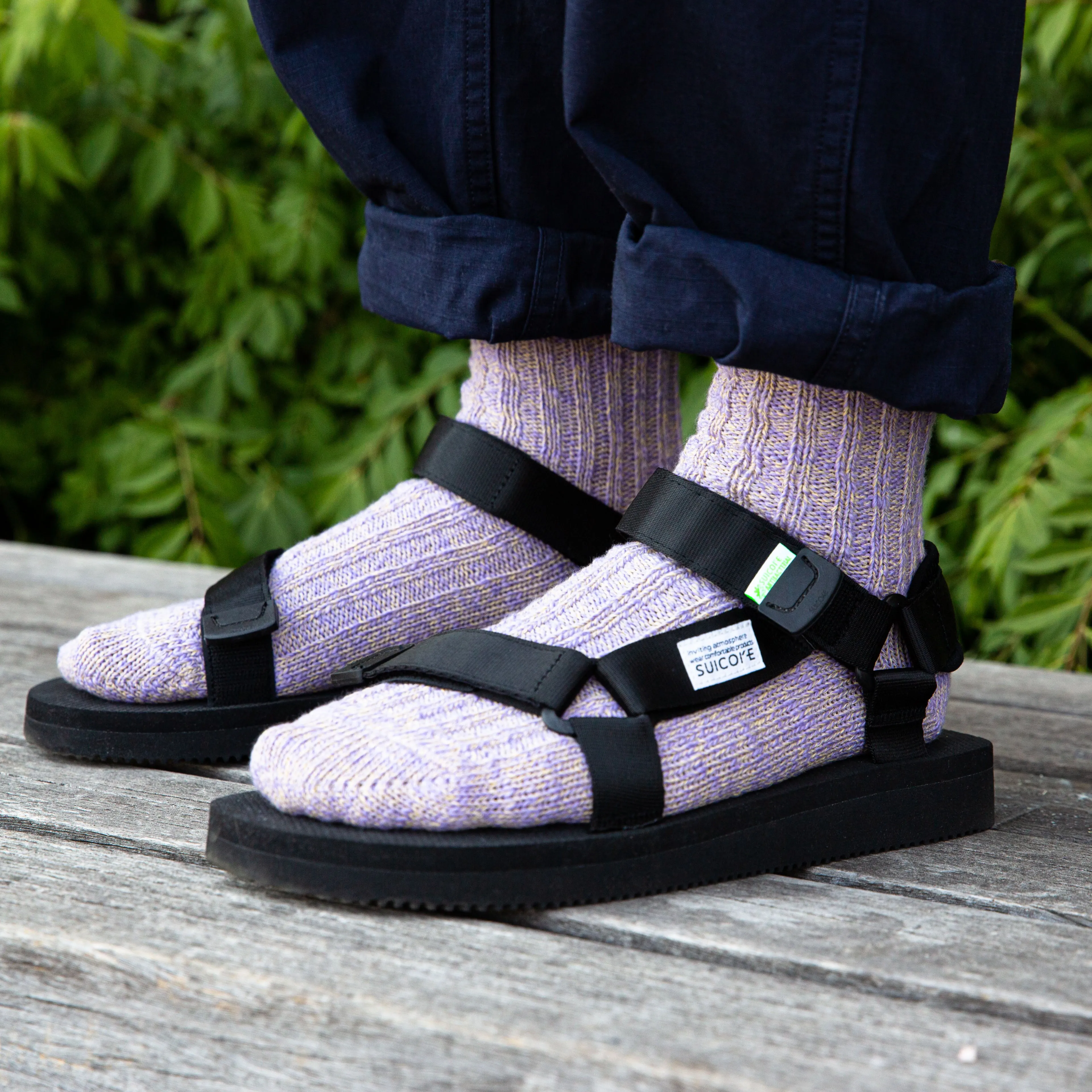 Organic Cotton Rib Slub Crew Sock sold by Druthers product image thumbnail 5