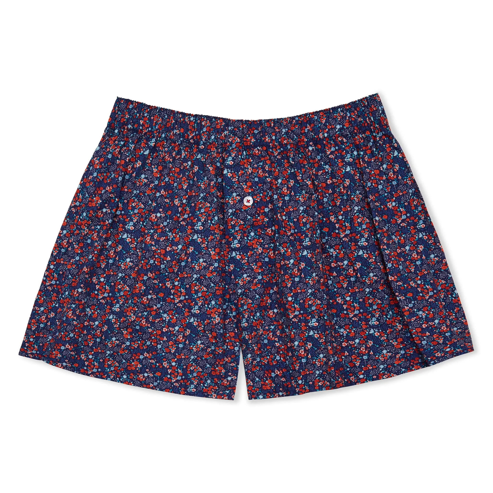 Organic Cotton Micro Floral Boxer Shorts sold by Druthers