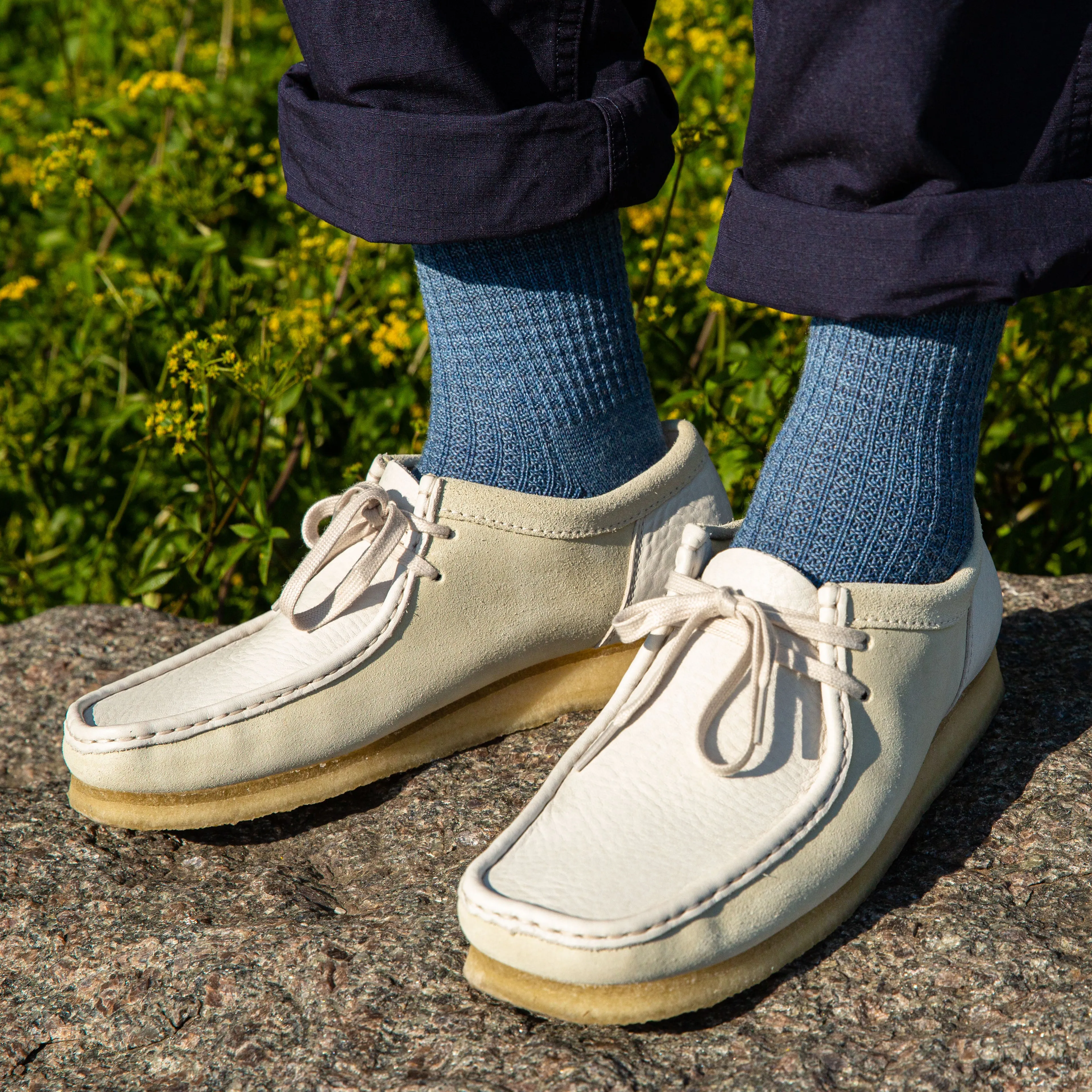 Merino Wool Waffle Sock sold by Druthers product image thumbnail 4