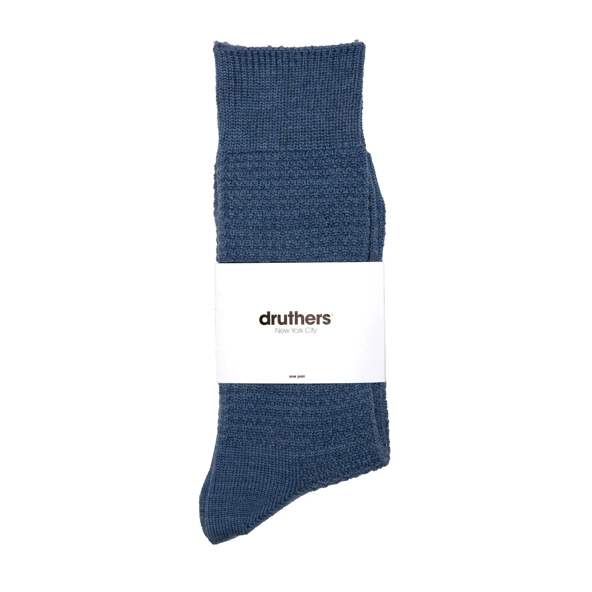 Merino Wool Waffle Sock sold by Druthers product image thumbnail 5